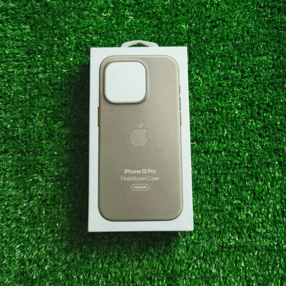 FineWoven Case Magsafe For iPhone 15 Pro Taupe New Segel Resmi iBox