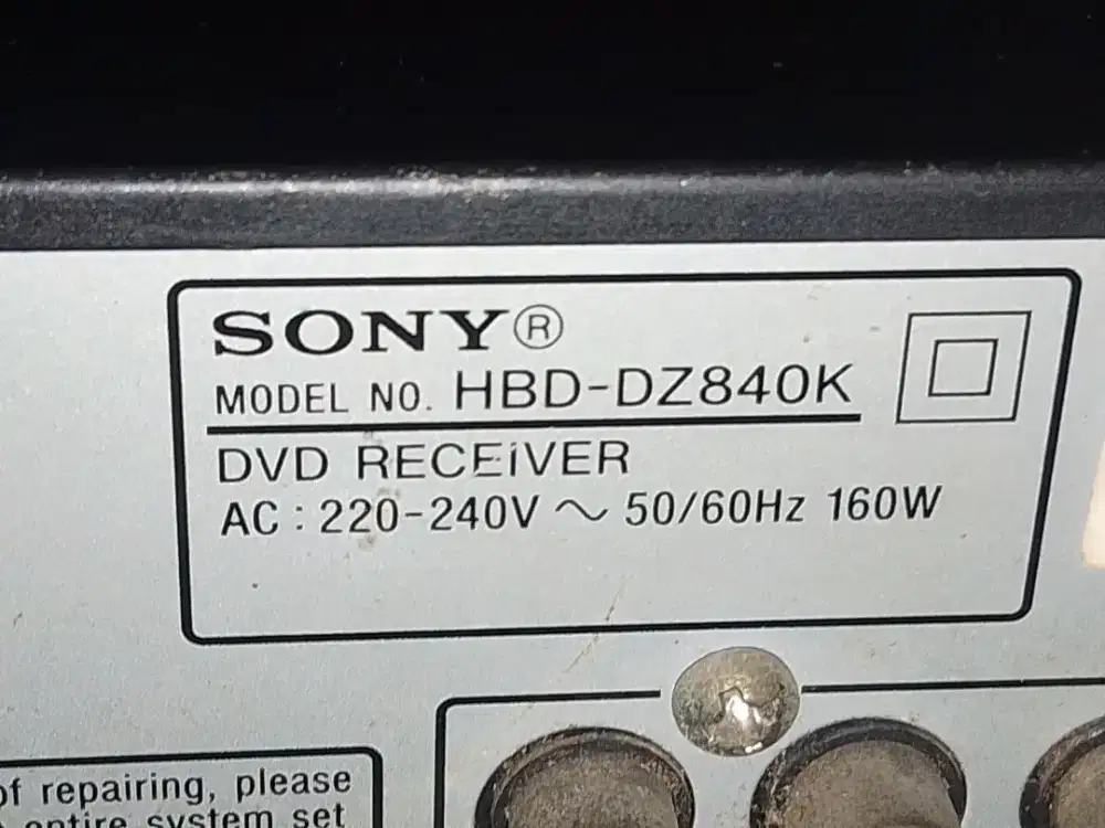 Big Power Sony Amplifier Home Theater USB 5.1, 1000 watts RMS, remote