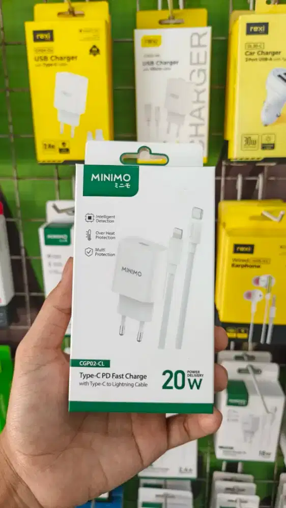 TRAVEL CHARGER 20W MINIMO CGP02-CL