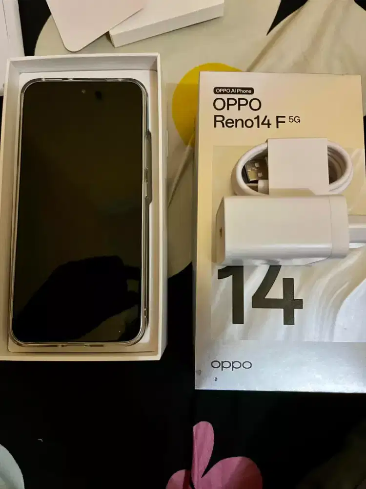 Dijual B.U  Oppo Reno 14 F 5G  8/128  seperti baru
