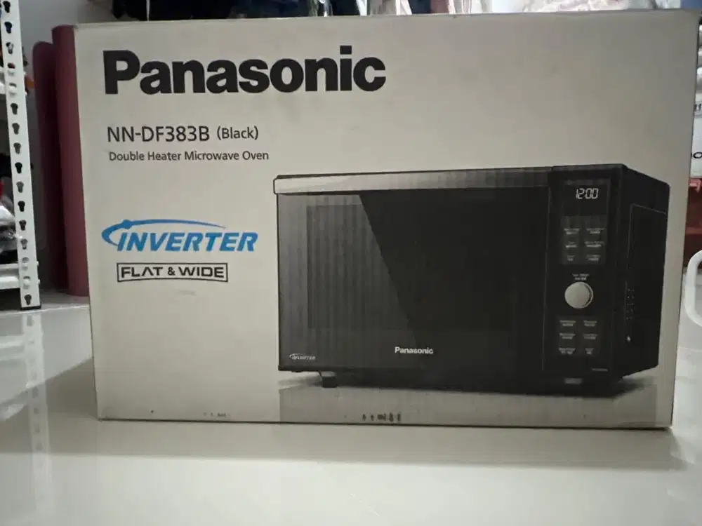 Microwave Oven Panasonic NN-DF383B (blac) INVERTER flat & wide