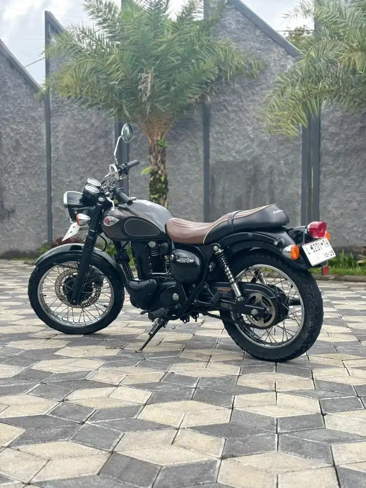 Kawasaki Estrella W250 th 2019 Coklat Special Edition Nopol L Koko Mtr
