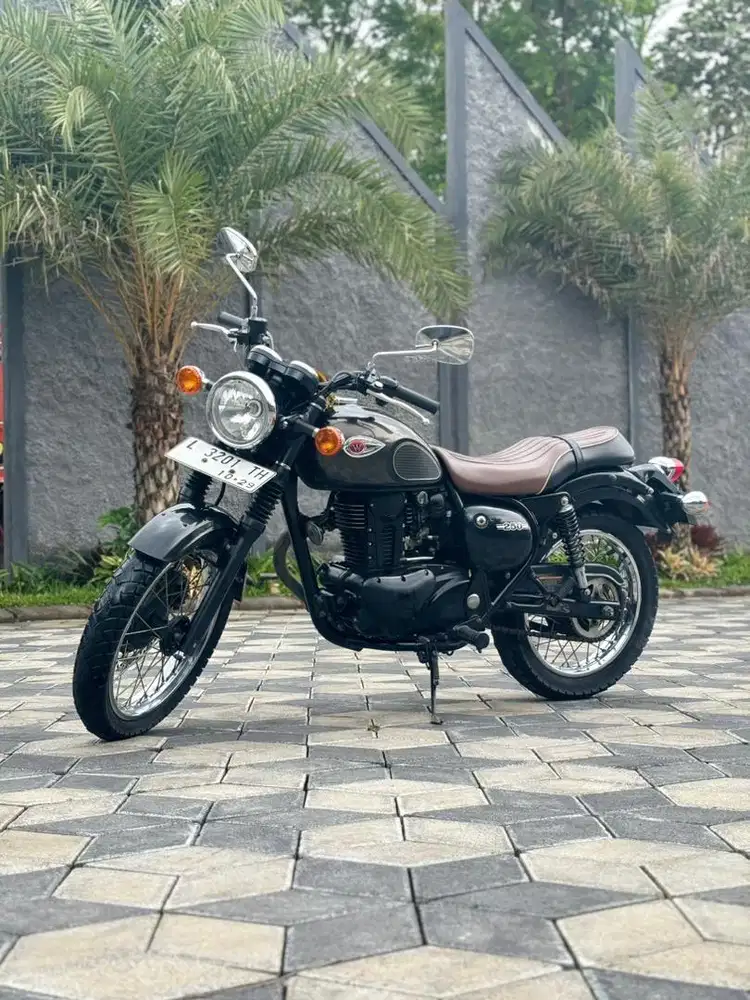 Kawasaki Estrella W250 th 2019 Coklat Special Edition Nopol L Koko Mtr