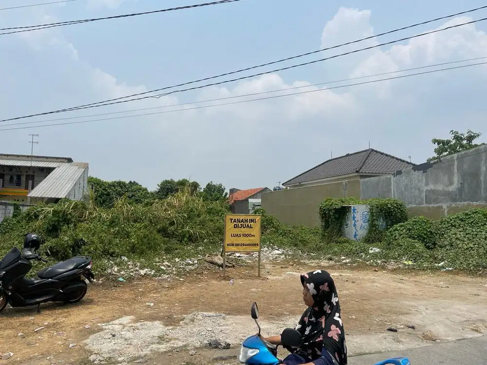 Di jual tanah 1000 m lokasi strategis di karawang