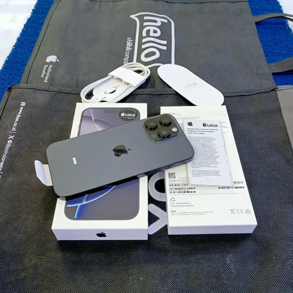 Iphone 16 Pro Max 512gb Pakai 3 Bln 99,9% like new grs resmi blibli