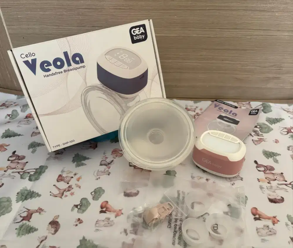 ​Pompa ASI Handsfree GEA Baby Veola Cello - Preloved Mulus Lengkap