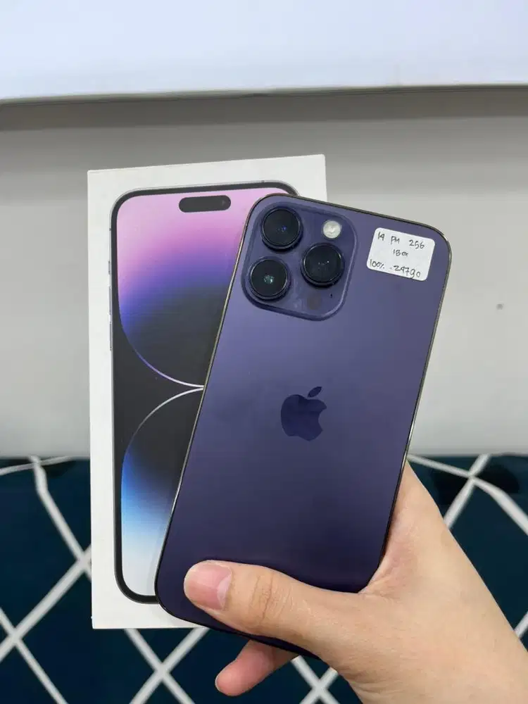 Iphone 14 pm 256 second resmi iBox