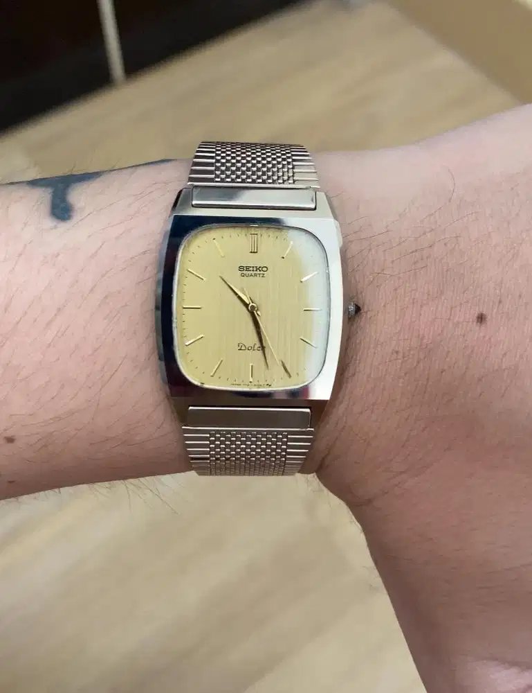 Jam tangan vintage seiko dolce 7731-5100