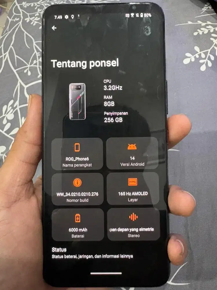 Asus ROG Phone 6 8/256 Fullset