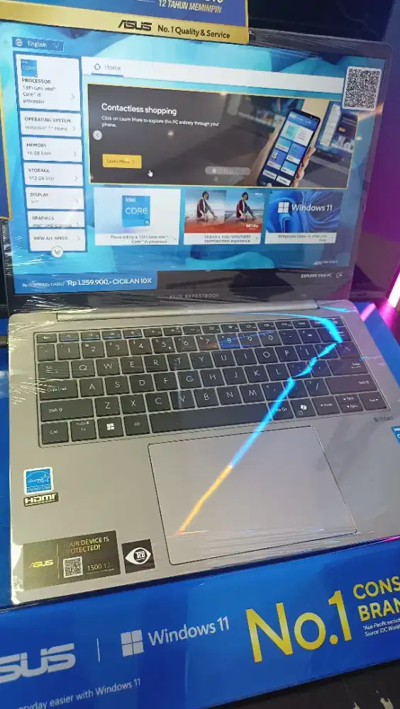 ASUS EXPERTBOOK P3 DENGAN CICILAN 0% HOME CREDIT