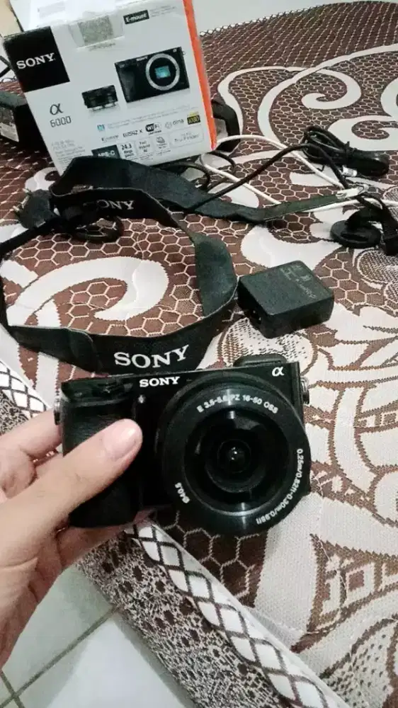 kamera sony a6000 fullset