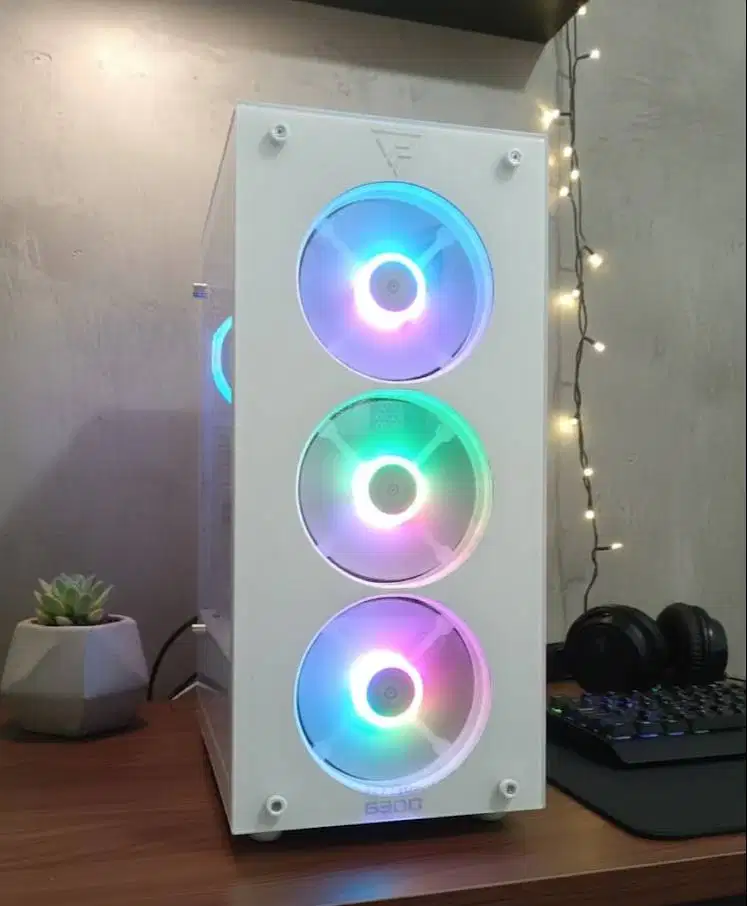 PC Rakitan Gaming amd Ryzen 5 3400G Ram 8GB SSD 128GB + HDD 500GB