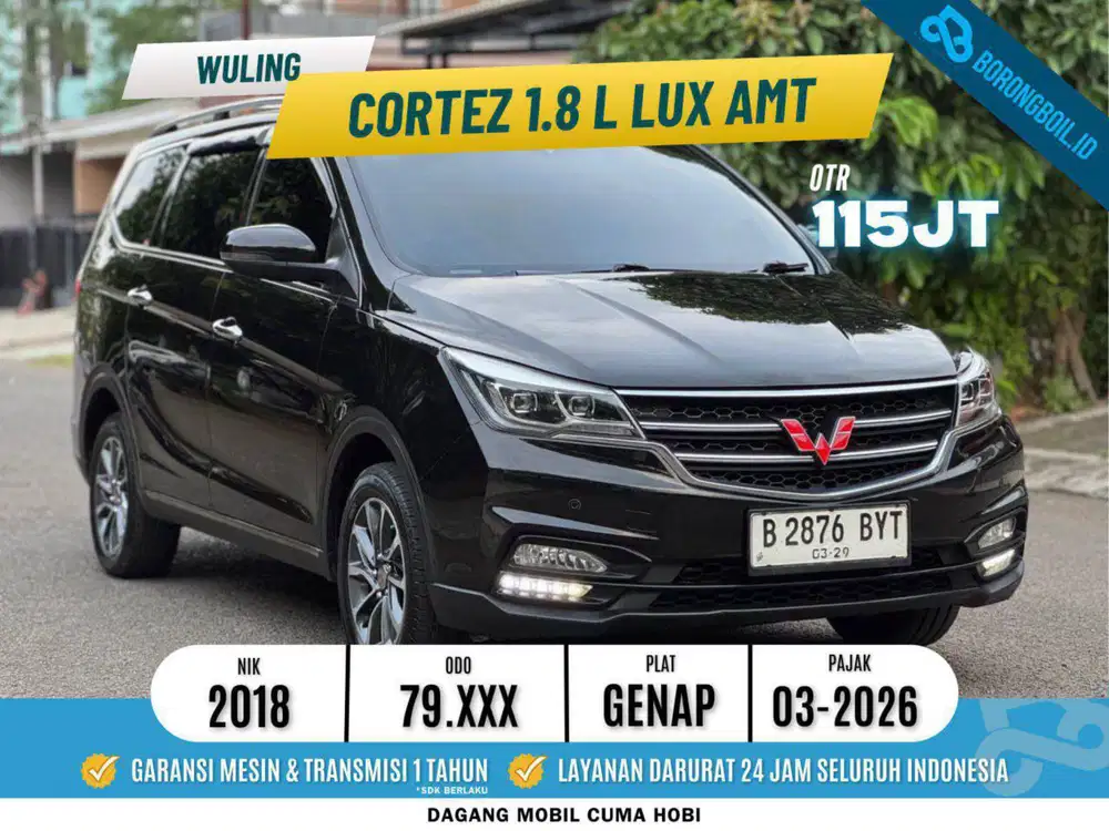 Wuling cortez 1.8 L lux amt 2018