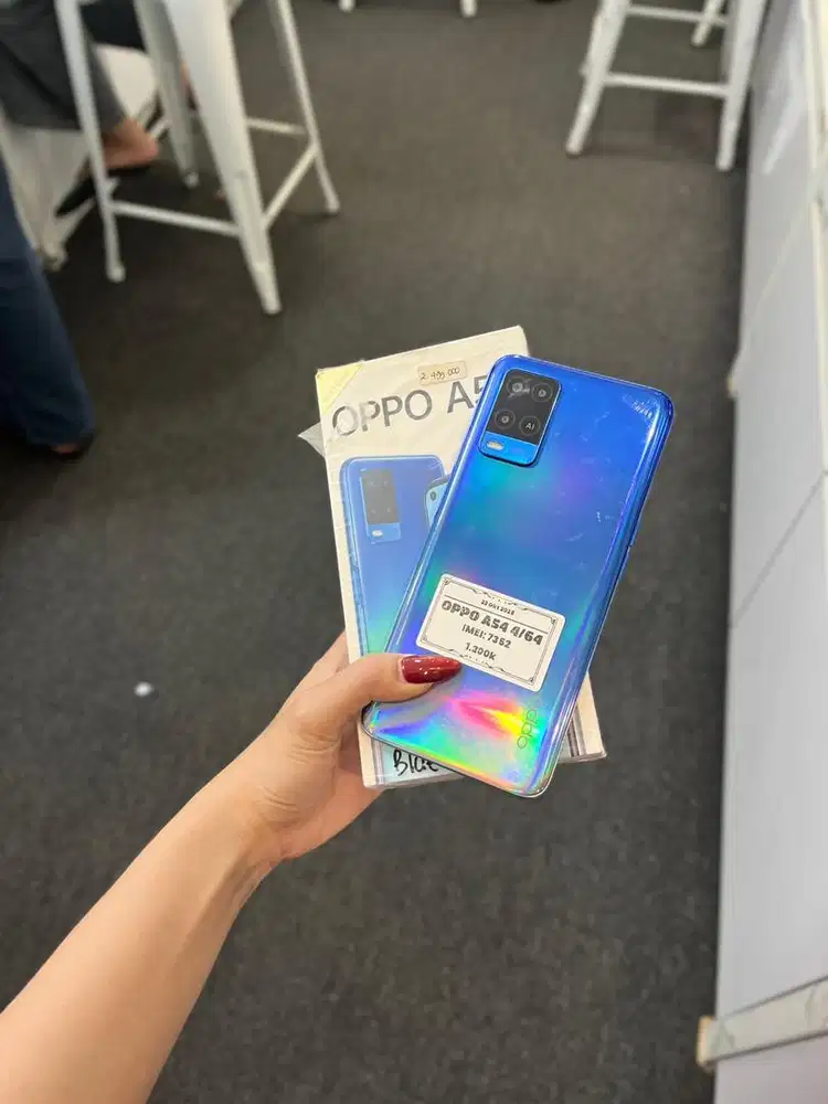 Oppo A54 Ram 4/64GB fullset mulus nominus tt cod kredit