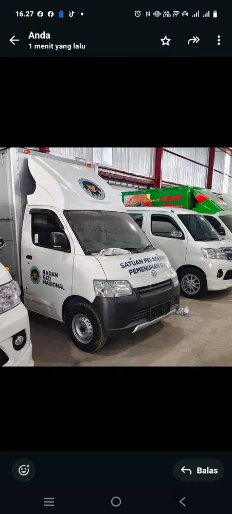 Gran max pick up box pengangkut foodtray