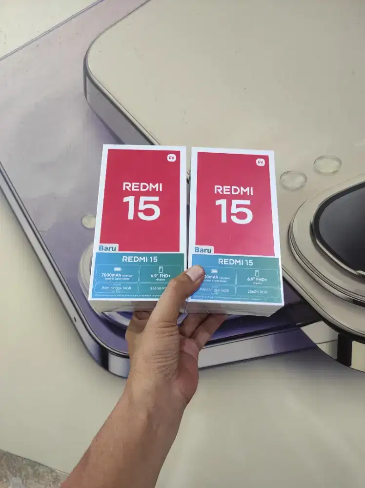 [ Fast respon WA ] Xiaomi Redmi 15 NFC 8+8/256 Garansi resmi 15bln