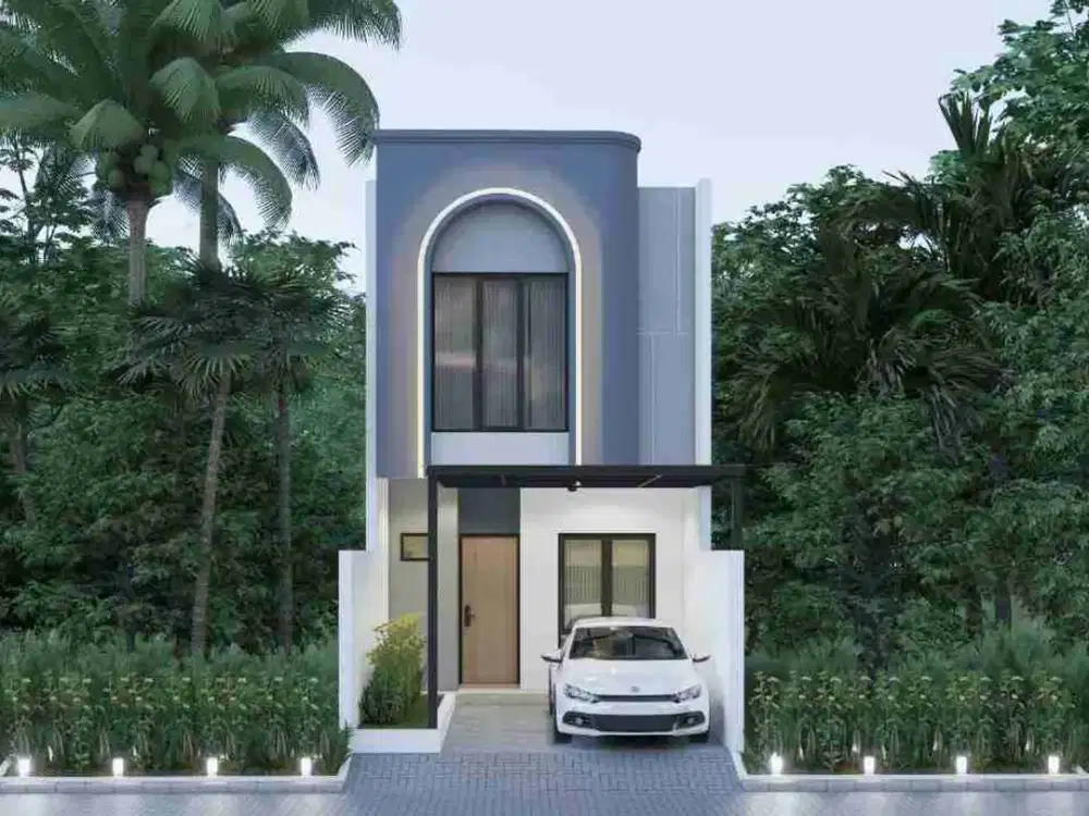 RUMAH BARU MURAH HANYA 1,1 M an FREE AC LOKASI DEKAT KE TOL DAN LRT