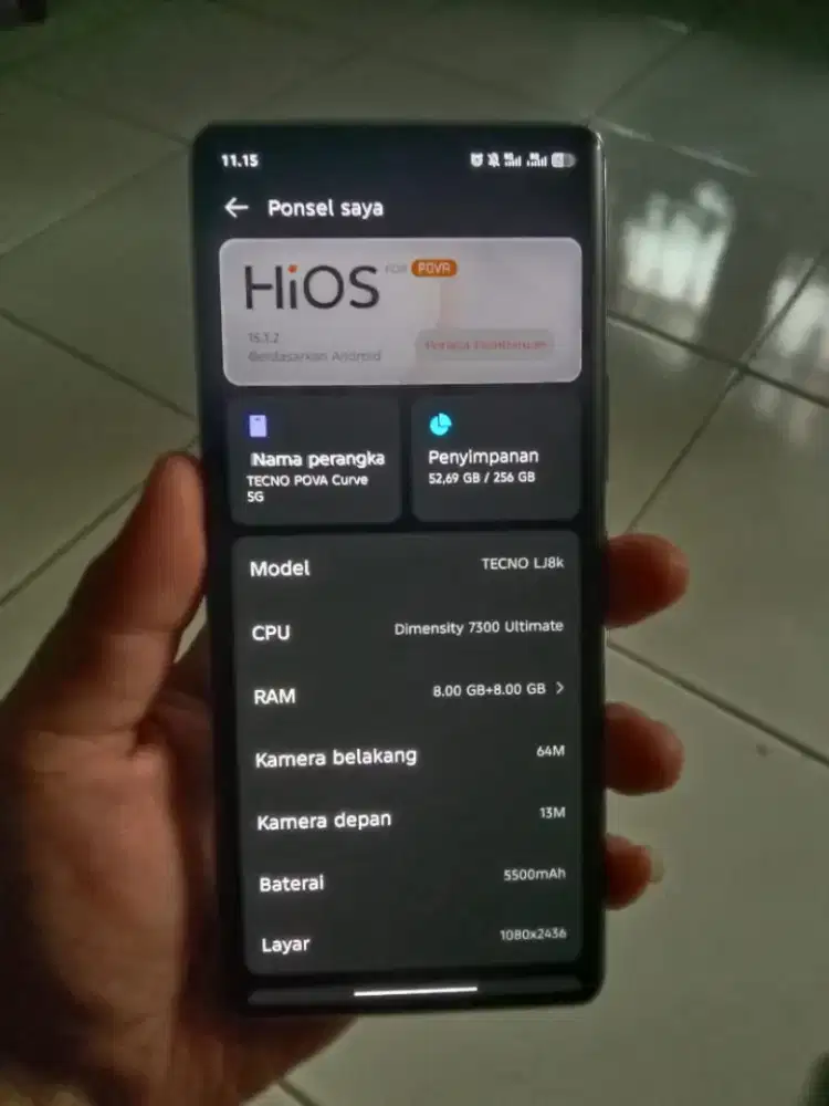 tecno pova curve 5g 8+8/256