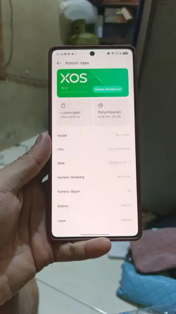 DIJUAL CEPAT HP INFINIX NOTE 50 8/256GB MULUS NO MINUS FULSEET,NEGO