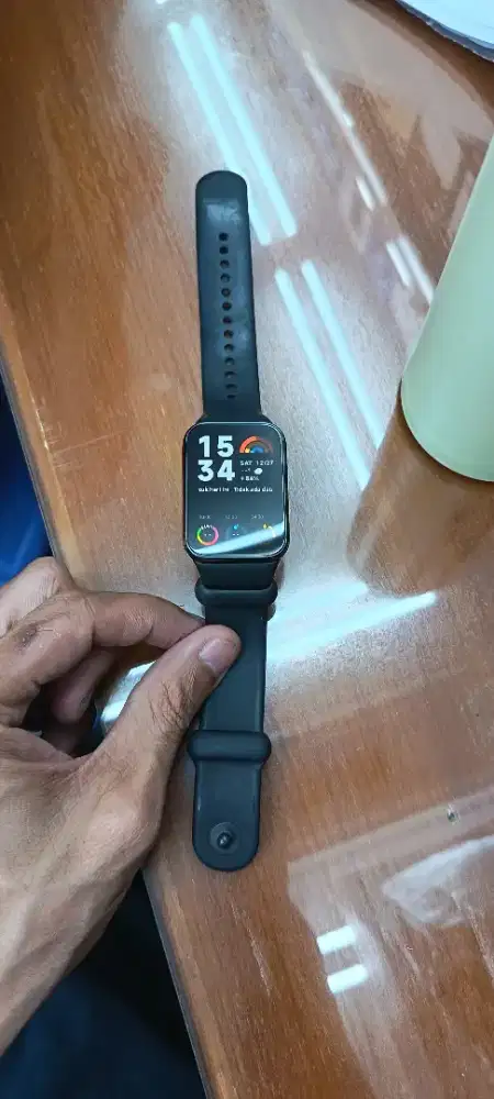 Jam tangan xioami smart band 8 pro Layar AMOLED persegi panjang