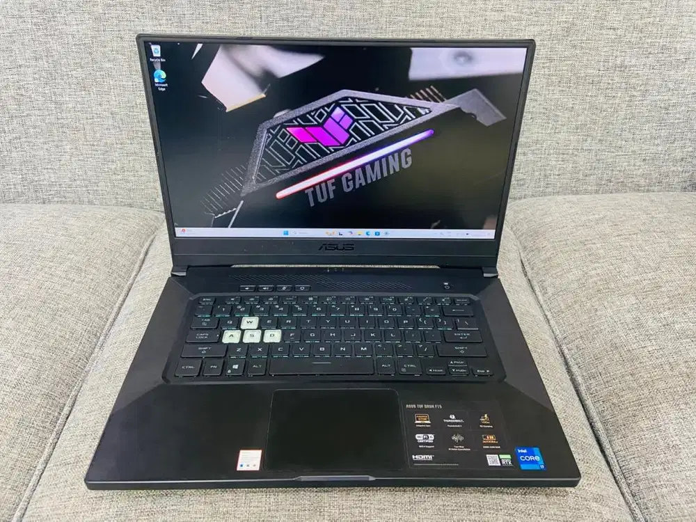 ASUS TUF Dash F15 FX516PC CORE i7-11370H RTX 3050 RAM 8-512 GB LIKENEW