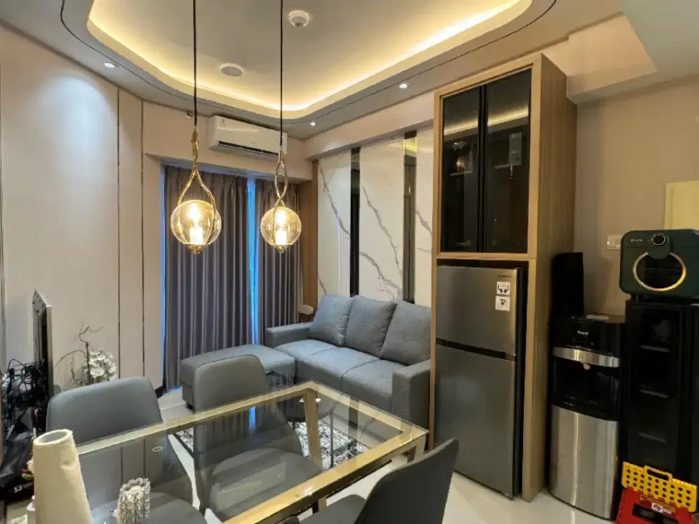 DIJUAL APARTEMEN AMOR 2 KAMAR JADI 1 KAMAR, LANTAI 29, CONNECT MALL PAKUWON CITY