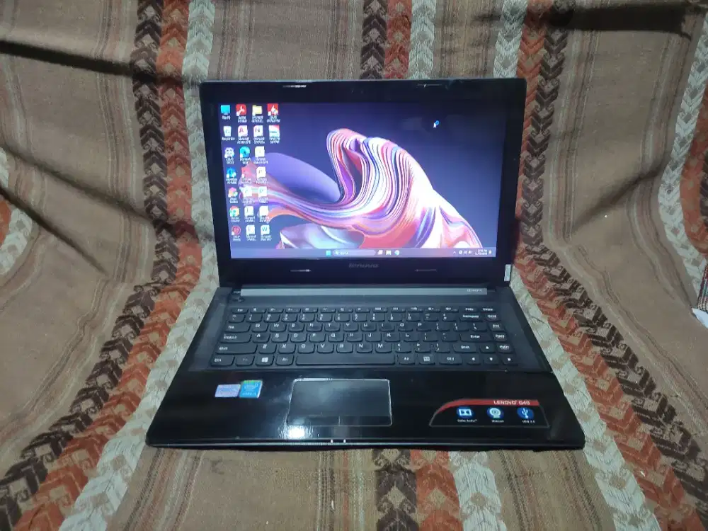 Laptop Lenovo G40-80 Ram 6gb SSD 256gb core i3 gen4 Siap pakai ngebutt