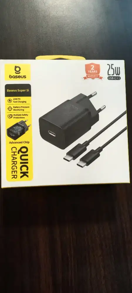BASEUS Charger Type-C Super Si Fast Charging Samsung 25W TZCCSUP-L01