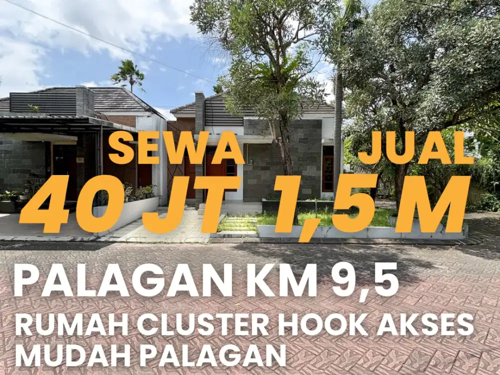 Jual Rumah Palagan Dalam Cluster Elit