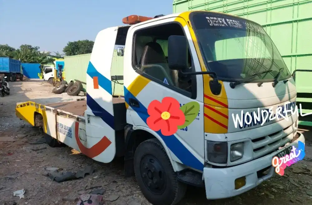 Toyota Dyna Rino 6ban Long Towing Car Carrier Derek Winch  Bio Solar