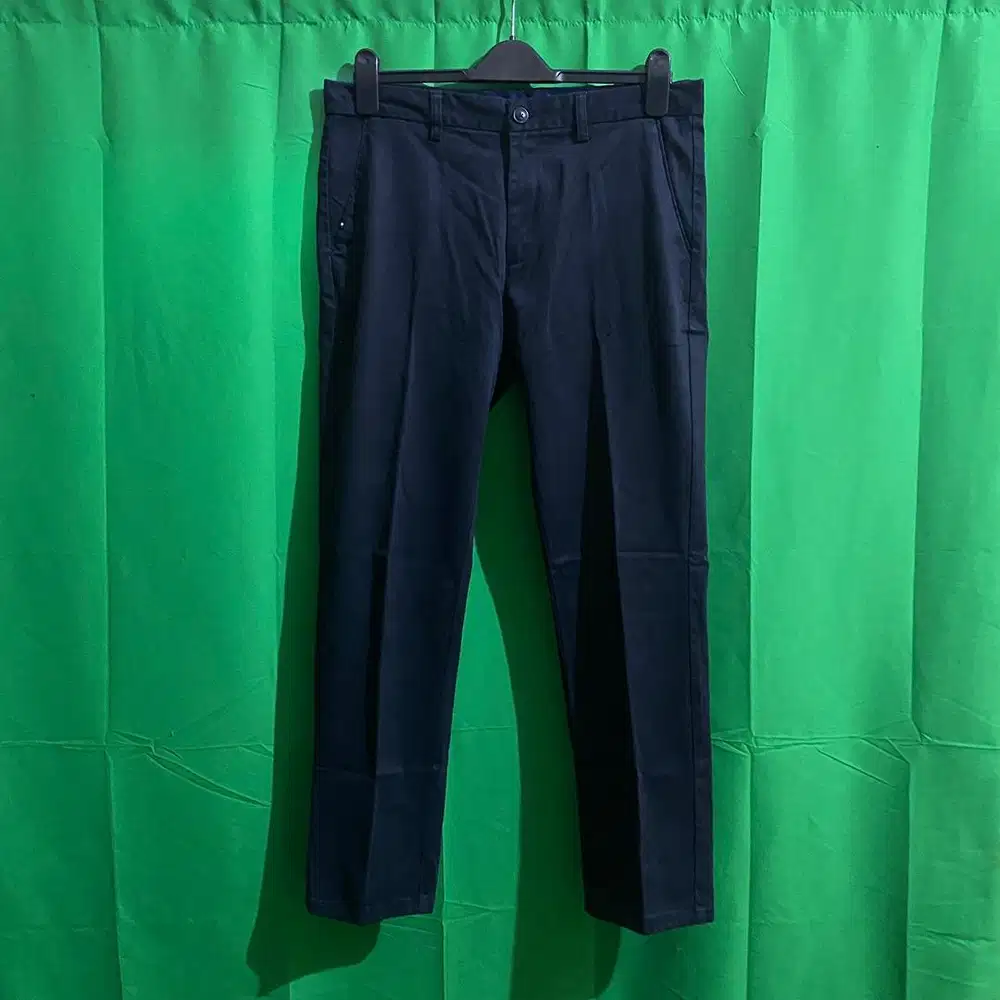 Celana Polo Jiani - Size 35 - Celana chino formal work pants dark navy