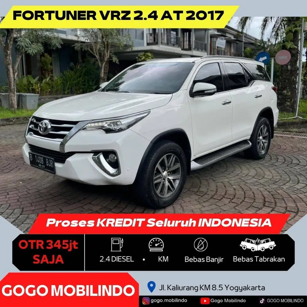 Toyota Fortuner VRZ Matic 2017 DP Minim Bisa Kredit Pajero