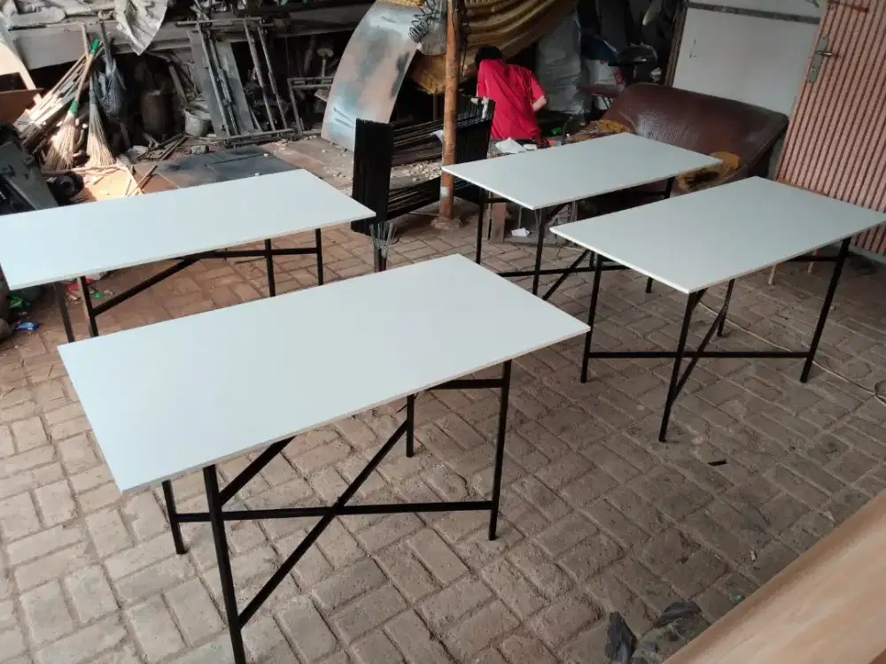 Meja lipat bazar cafe resto pameran dll