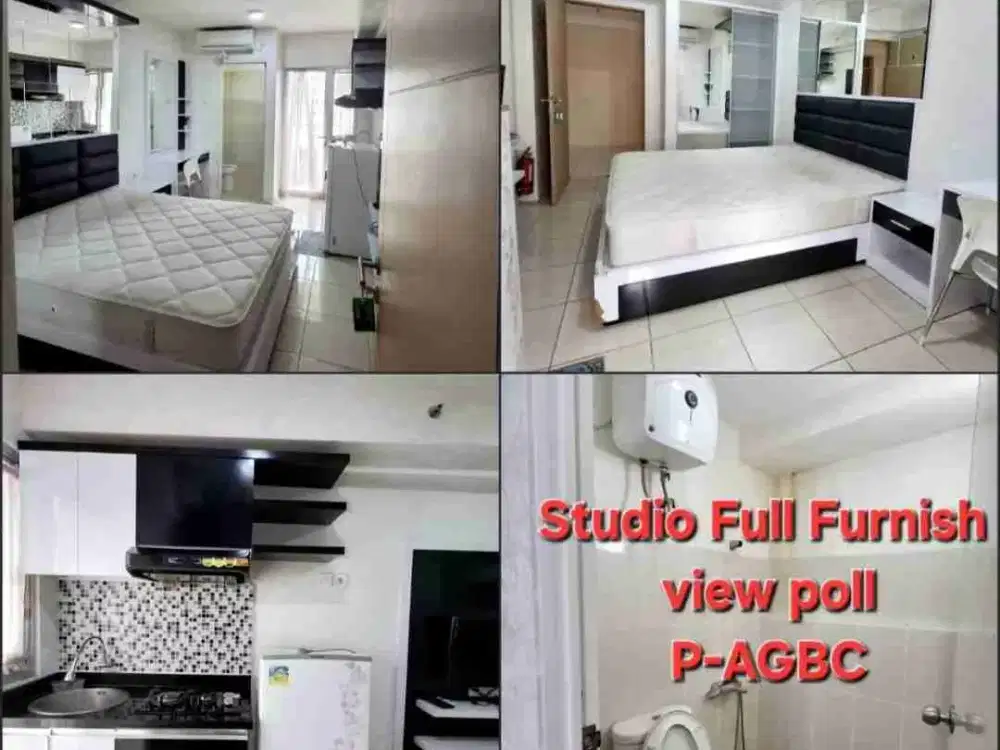 Sewa Bulanan Studio furnish apartemen educity by citihome
