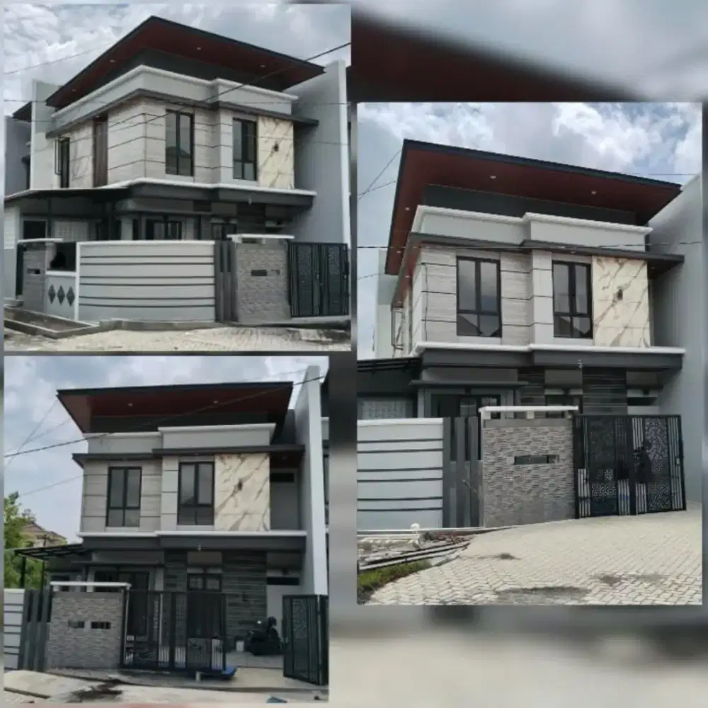 Dijual rumah minimalis kontemporer galaxy bumi permai araya 2 surabaya