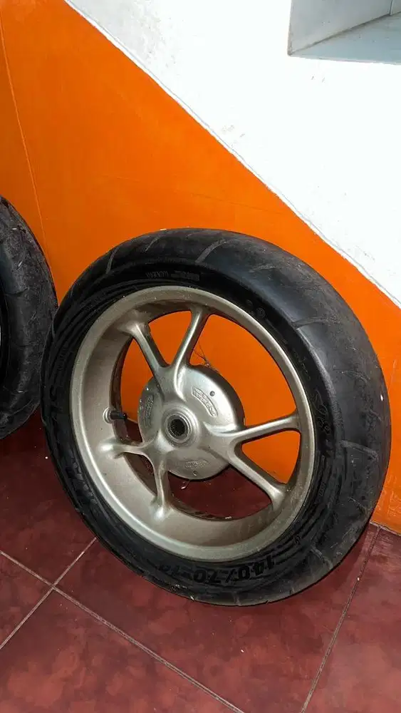 DIJUAL CEPAT BU VELG STD AEROX + BAN