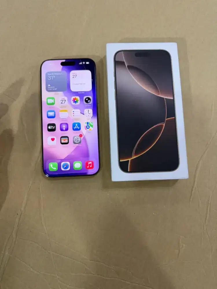 Iphone 16 Pro Max 256GB Garansi Resmi Fullset Mulus Istimewa