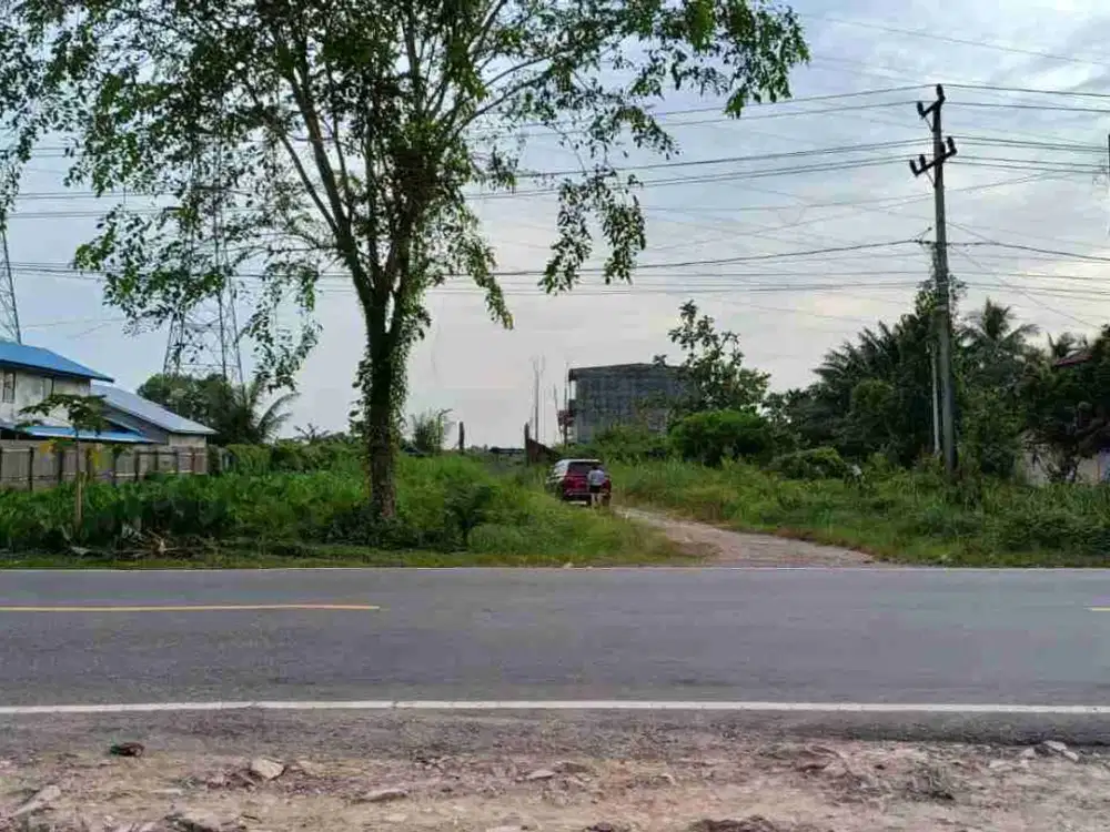 Tanah strategis pinggir jalan raya, Jl. Raya Jungkat