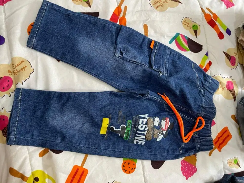 Celana panjam anak lelaki usia 1 tahun -2 tahun