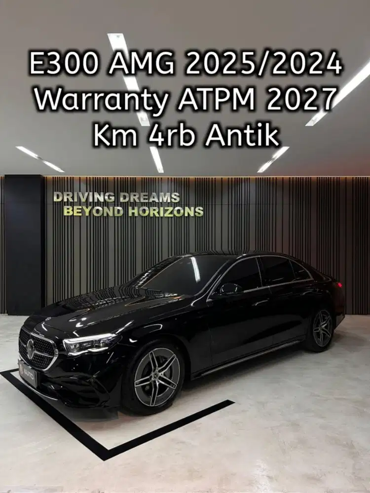 Mercedes-Benz E300 AMG 2025 New Model Hitam