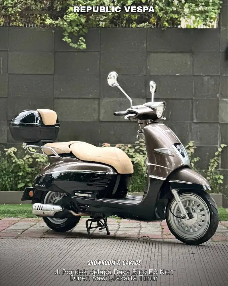 PEUGEOT DJANGO 150 Allure TH 2016 WARNA COKLAT Perfect Condition