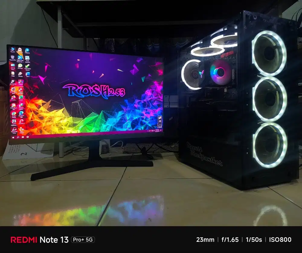 PC AMD Ryzen 5 1400 RX 6500 XT Siap Pakai Gaming Murah BU