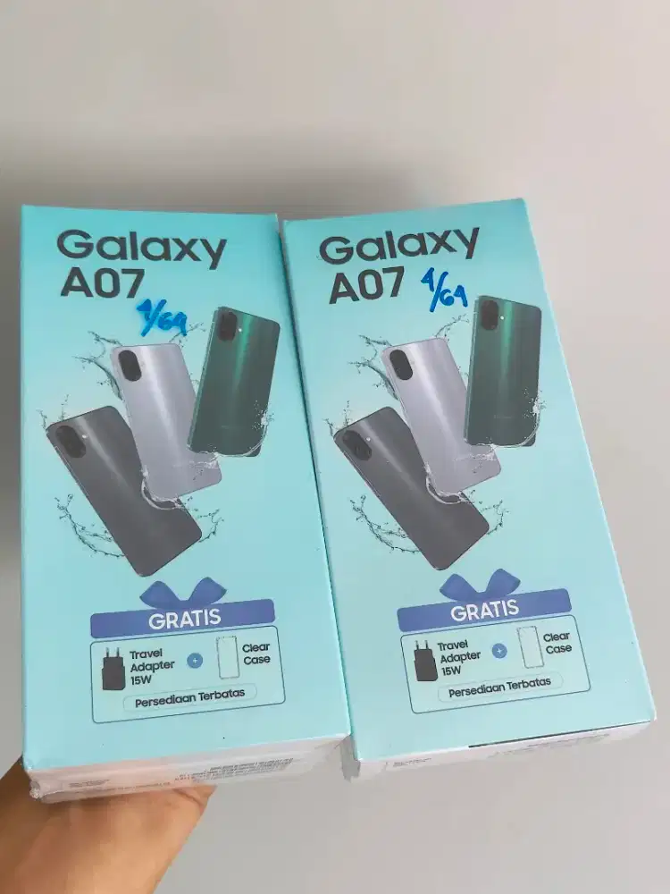 PROMO MURAH SAMSUNG A07 4/64 NEW SEGEL BONUS SOFTCASE