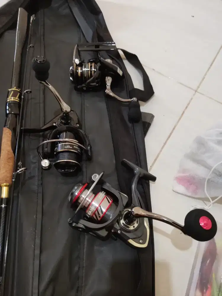 katrol pancing Reel Pasifik 3000 Besi Smooth BARU