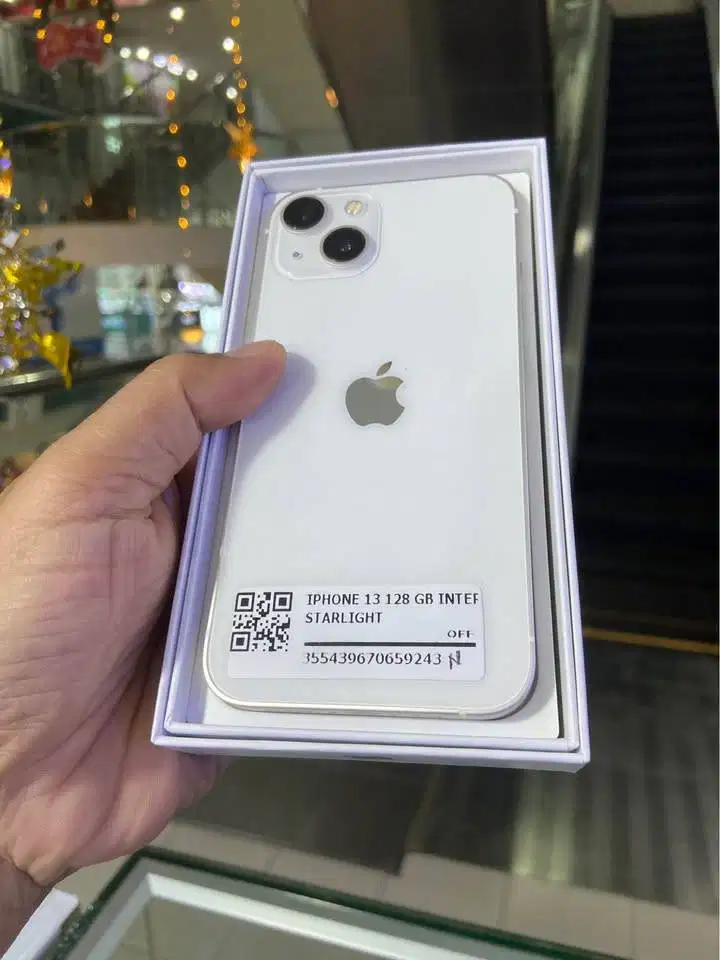 Second IPHONE 13 128gb White All Op Mantaapp