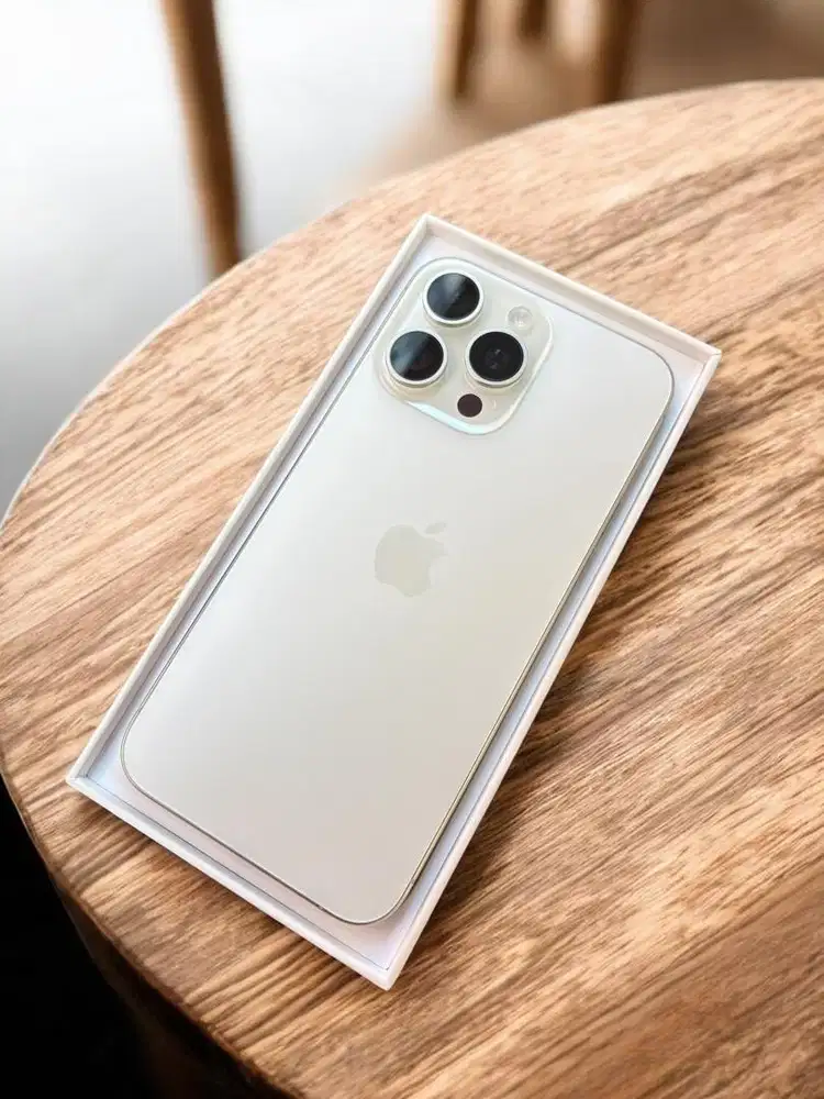 iphone 15 pro max 256gb BH86% iBox white titanium