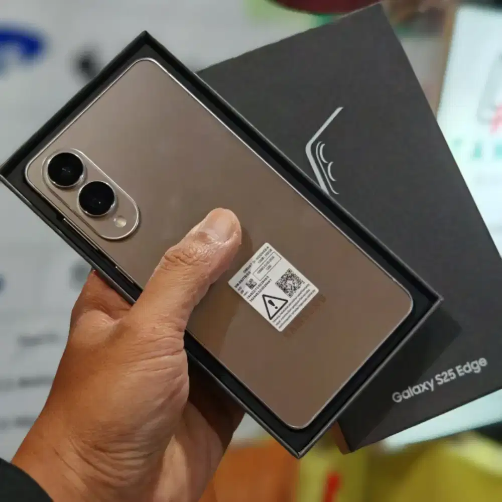 Samsung S25 Edge 5G Sein Resmi Slim Fullset Original Mulus No Minus