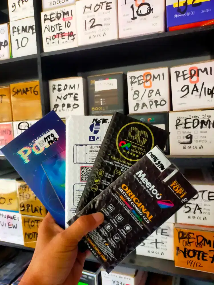 JUAL LCD
REDMI NOTE 9 PRO
REDMI 9s