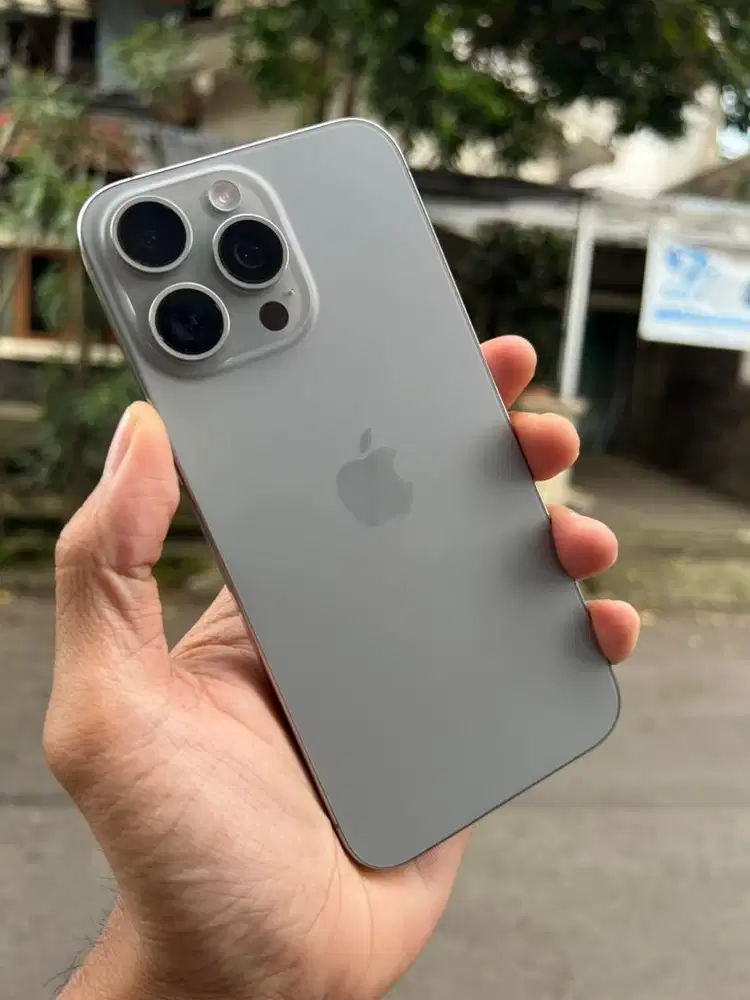 Iphone 15 promax 256gb ibox natural titanium fullset ori