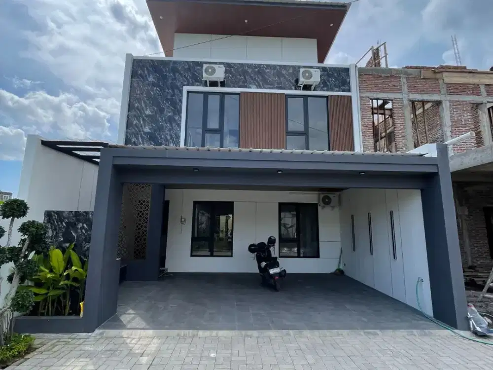 Dijual rumah baru 2 lantai dalam perumahan Bumi sentosa 2, full furnished wedomartani, One Gate Depan Jalan Lebar 5M